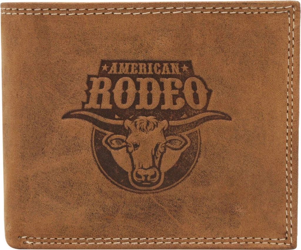 Always Wild | Großes Portemonnaie, aus Leder, für Männer, Hellbraun, Naturleder, 12.5x10.5 cm