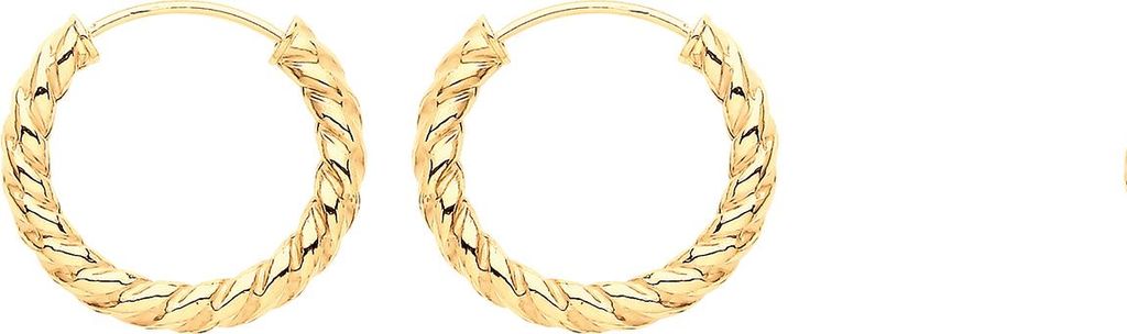 9 Karat (375) Gold Damen - Schlafer / Sleeper Ohrringe - Produktbild 