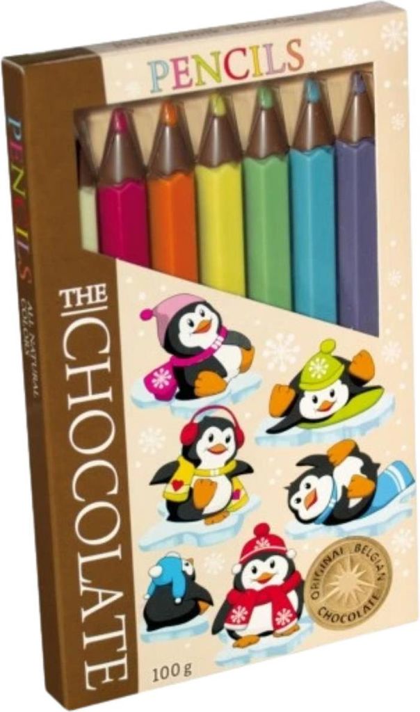 THE CHOCOLATE Belgijska Czekolada w Kształcie Kredek Zdjęcie produktu 
