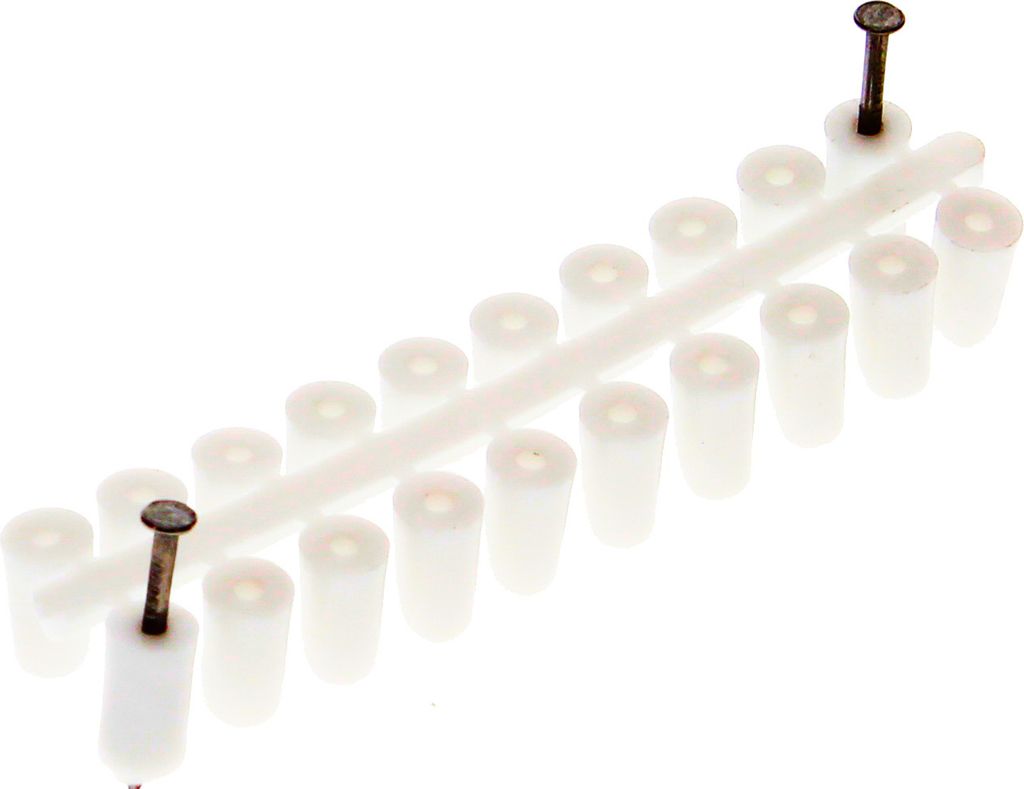 Abstandsröllchen aus Kunststoff 300 Stück