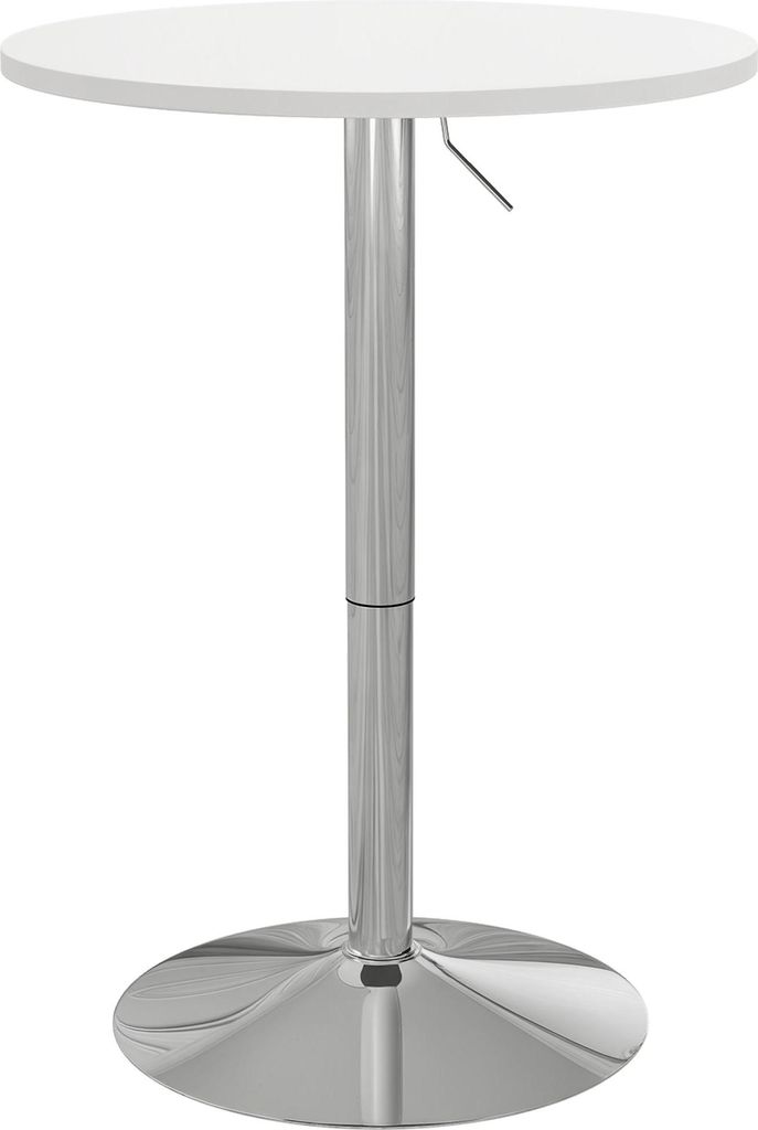 HOMCOM Table de bar ronde table haute cuisine mange-debout Image du produit 