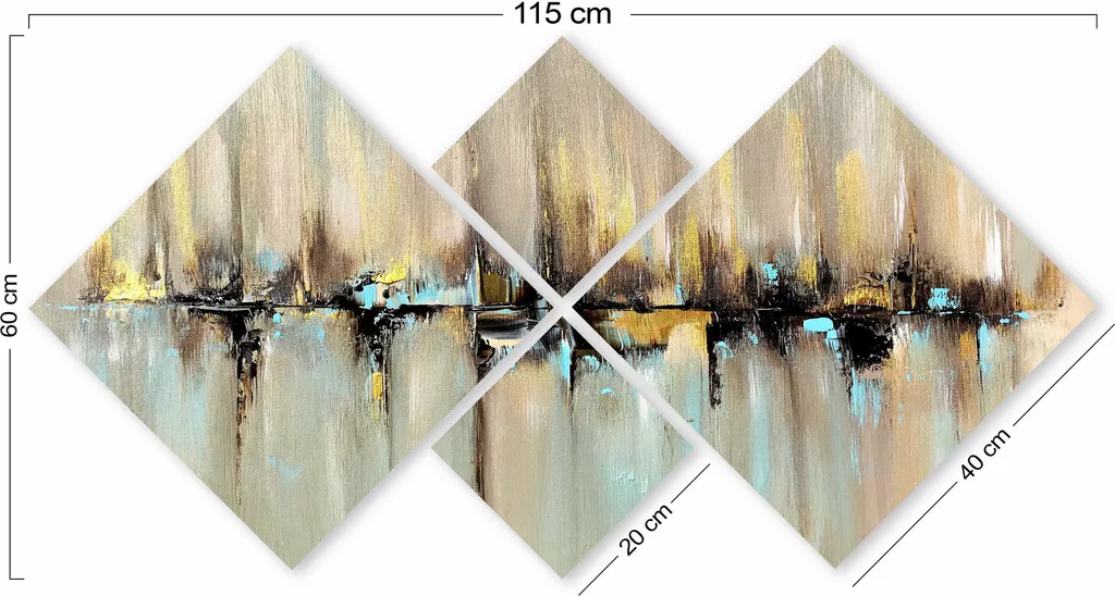 Tableau Mural Wallity 60x115cm : Solution Déco Moderne et Colorée MDF - 3