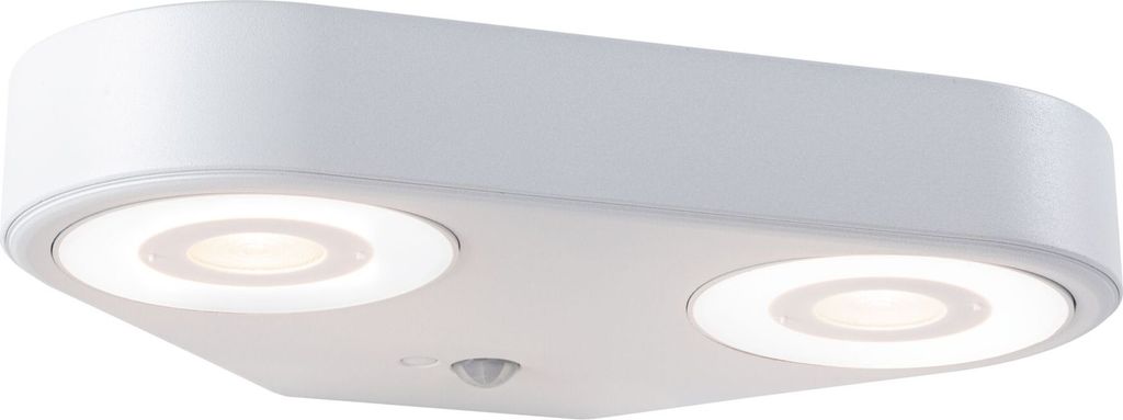 Paulmann LED Außenwandleuchte Silma Dämmerungsgesteuerter Bewegungsmelder (IR) Zweifacher Lichtaustritt