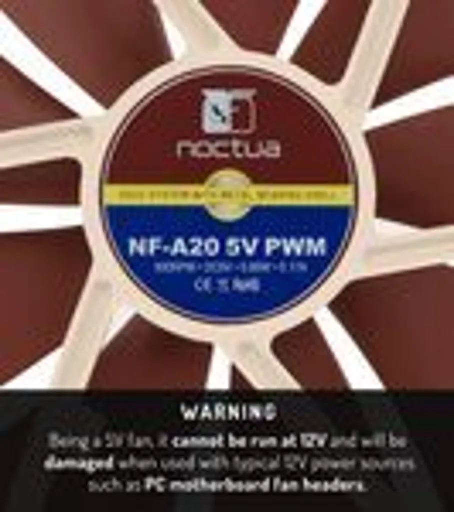 Noctua NF-A20 5V PWM 200mm | Ventola Premium con Adattatore USB - 10