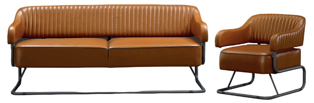 Sofagarnitur 3+1 Sitzer Sessel Set Design Polster Couchen Leder Relax Moderne
