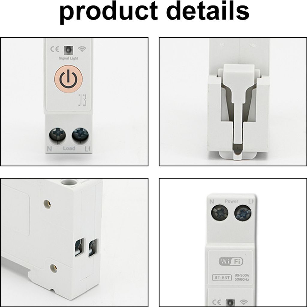 Tuya WiFi inteligentní spínač Přenosná domácí automatizace Obrázek produktu 2