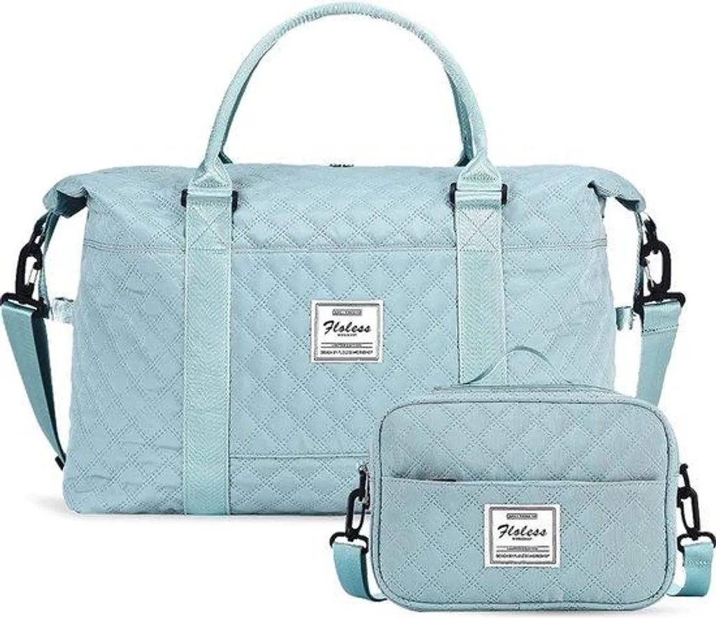 Sac à dos gain de place sous vide pour voyage et sport femme bleu