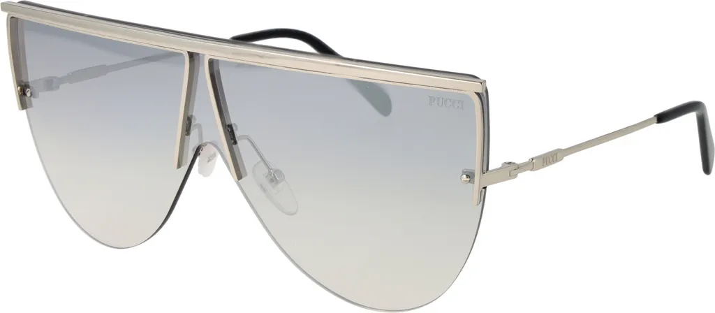 Lunettes de soleil aviateur Emilio Pucci EP0139 Argent pour Femme