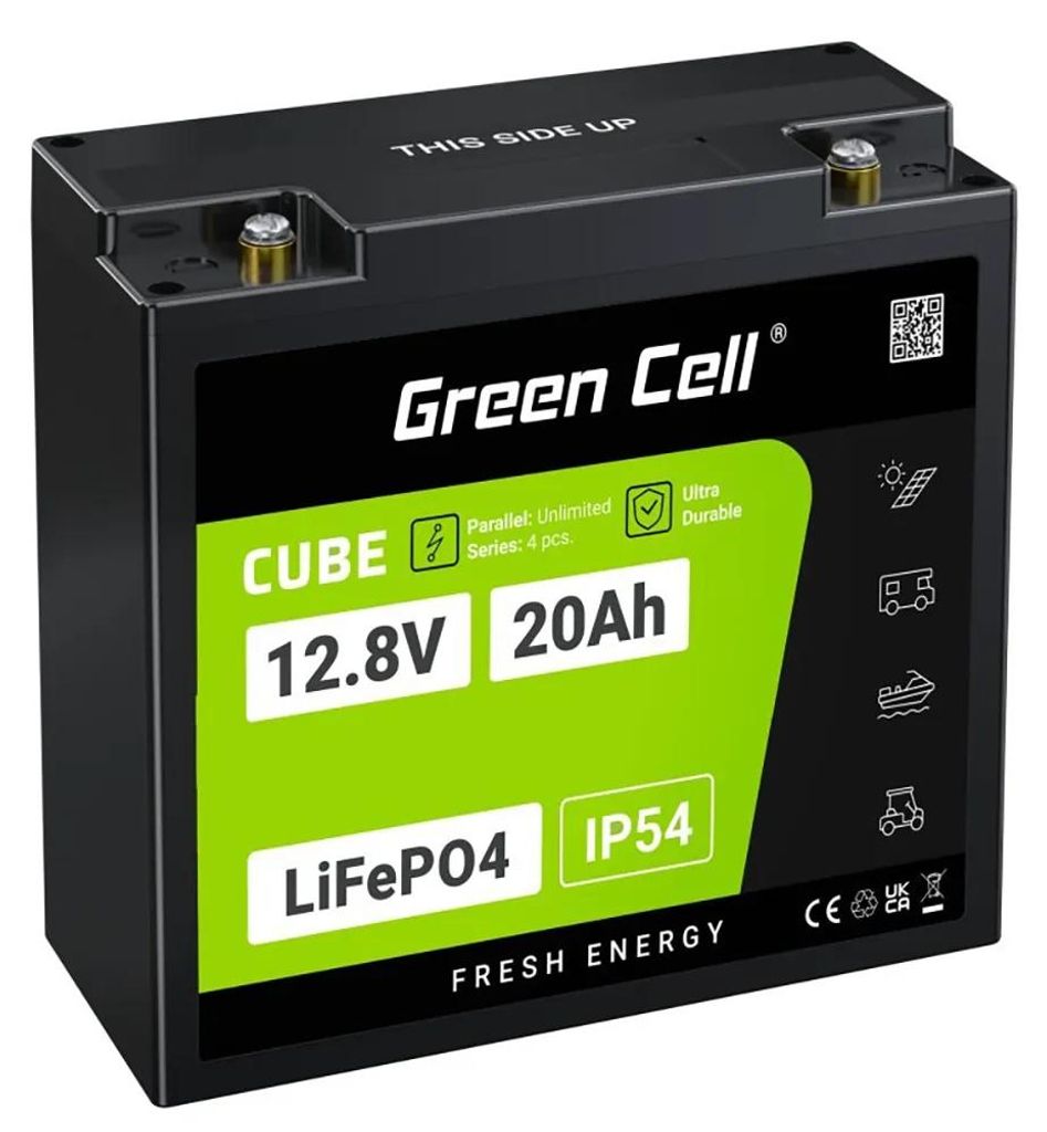 Green Cell LFPGC12V20AH UPS battery Lithium Iron Phosphate Immagine del prodotto 