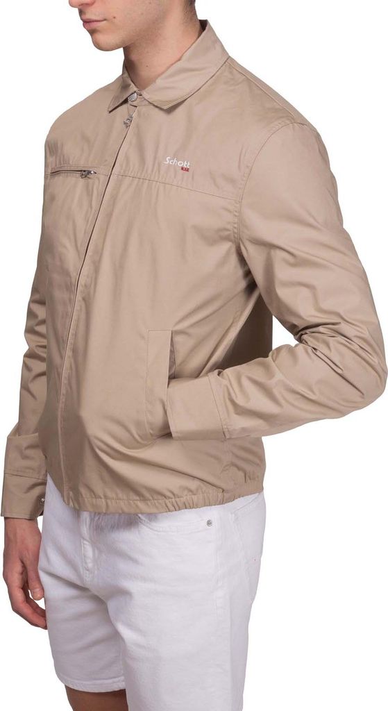 SCHOTT – Herrenjacke mit Logo und Taschen – Größe 3XL