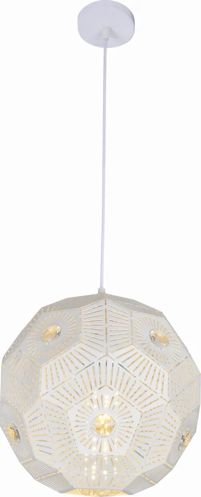 Lustre EUPHORIA 31-69689 blanc en métal avec hauteur réglable Candellux