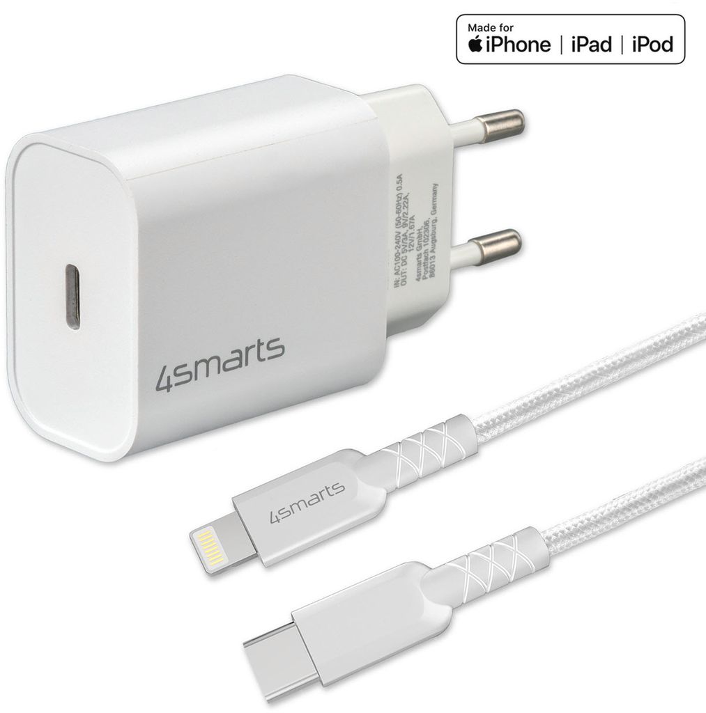 4smarts Kit de charge rapide 20W avec câble Lightning de Image du produit 