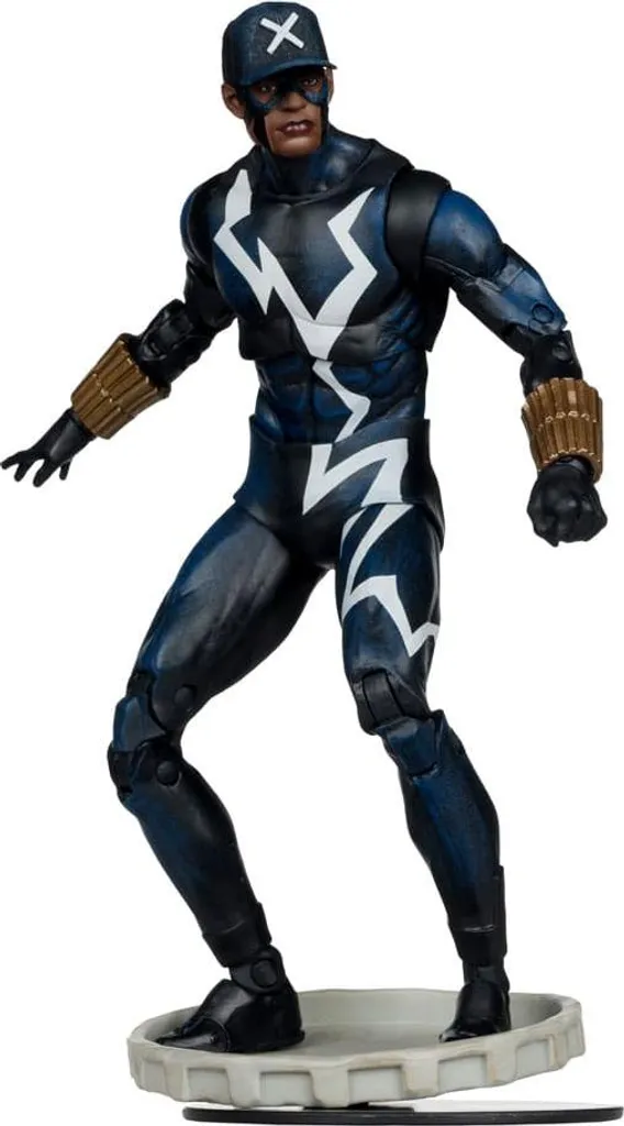 Figurine Static Shock DC Multiverse Trial by Fire Gold Label de 18 cm