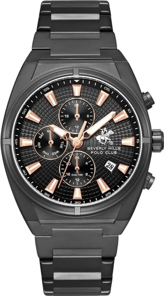 Beverly Hills BP3733X.651 Orologio Nero Uomo - Accessorio Fashion