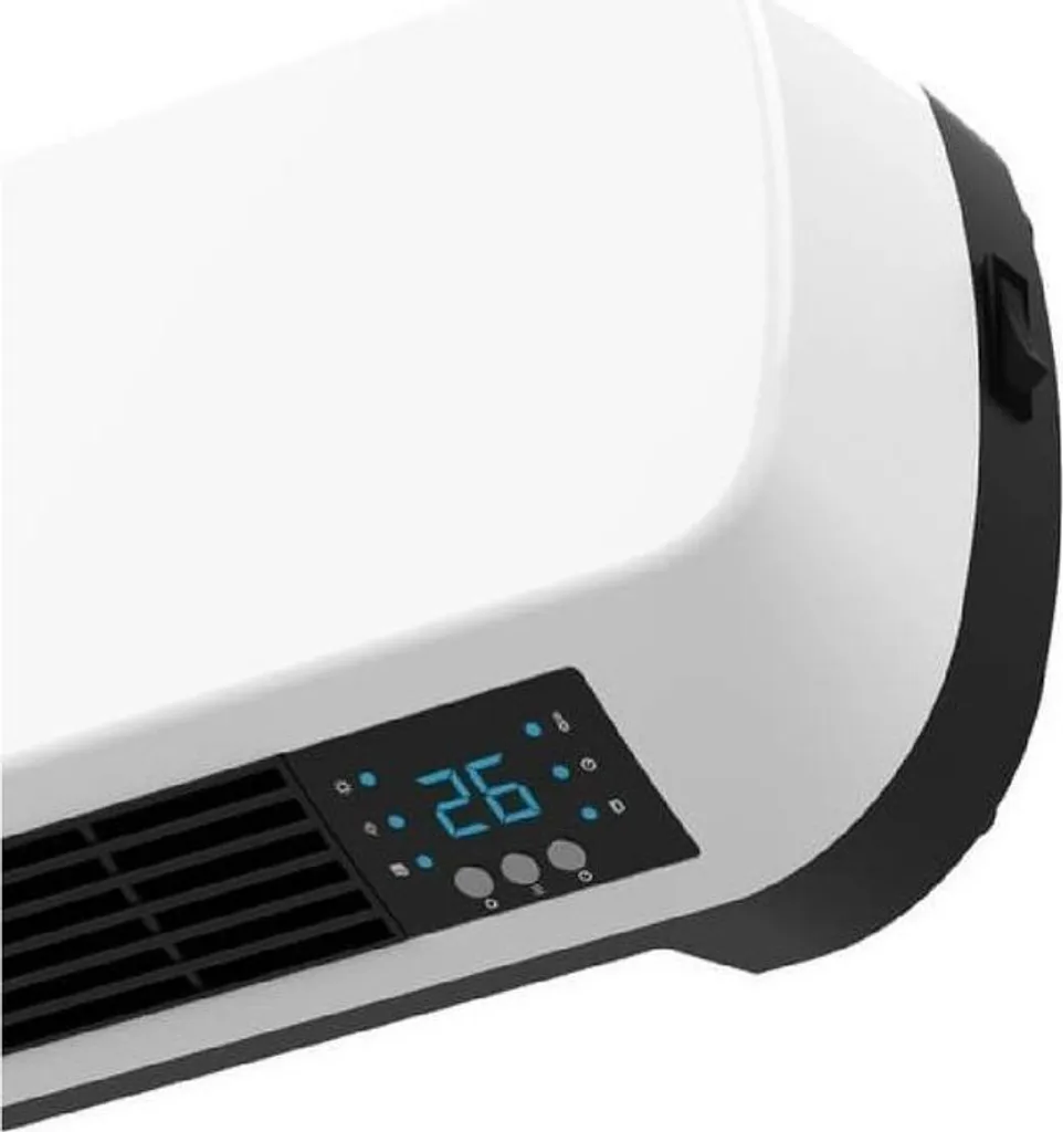 Radiateur Céramique Programmable 2000W IPX2 avec Télécommande et LED - 8