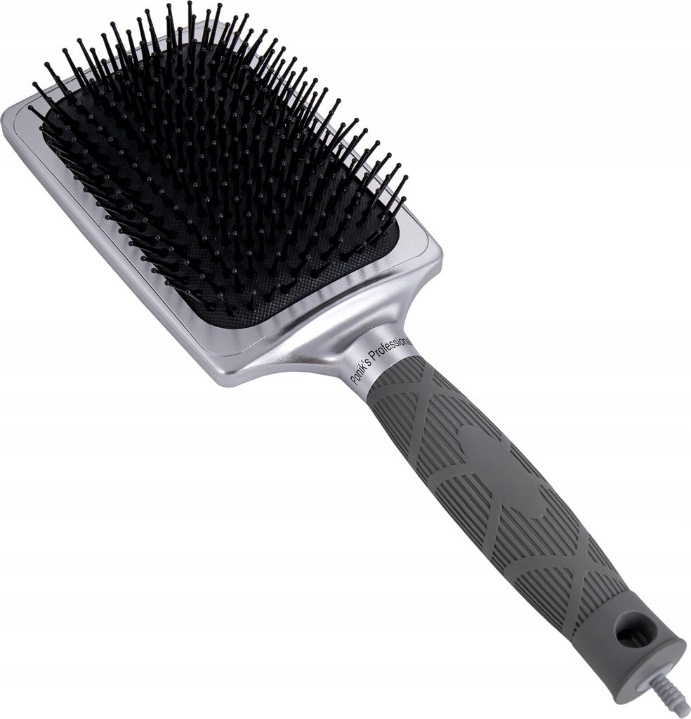 Ponik‘s Keramische pneumatische Haarbürste, Pneumatikbürste mit Nylonstiften und integrierter Spitze, für Haarbürsten