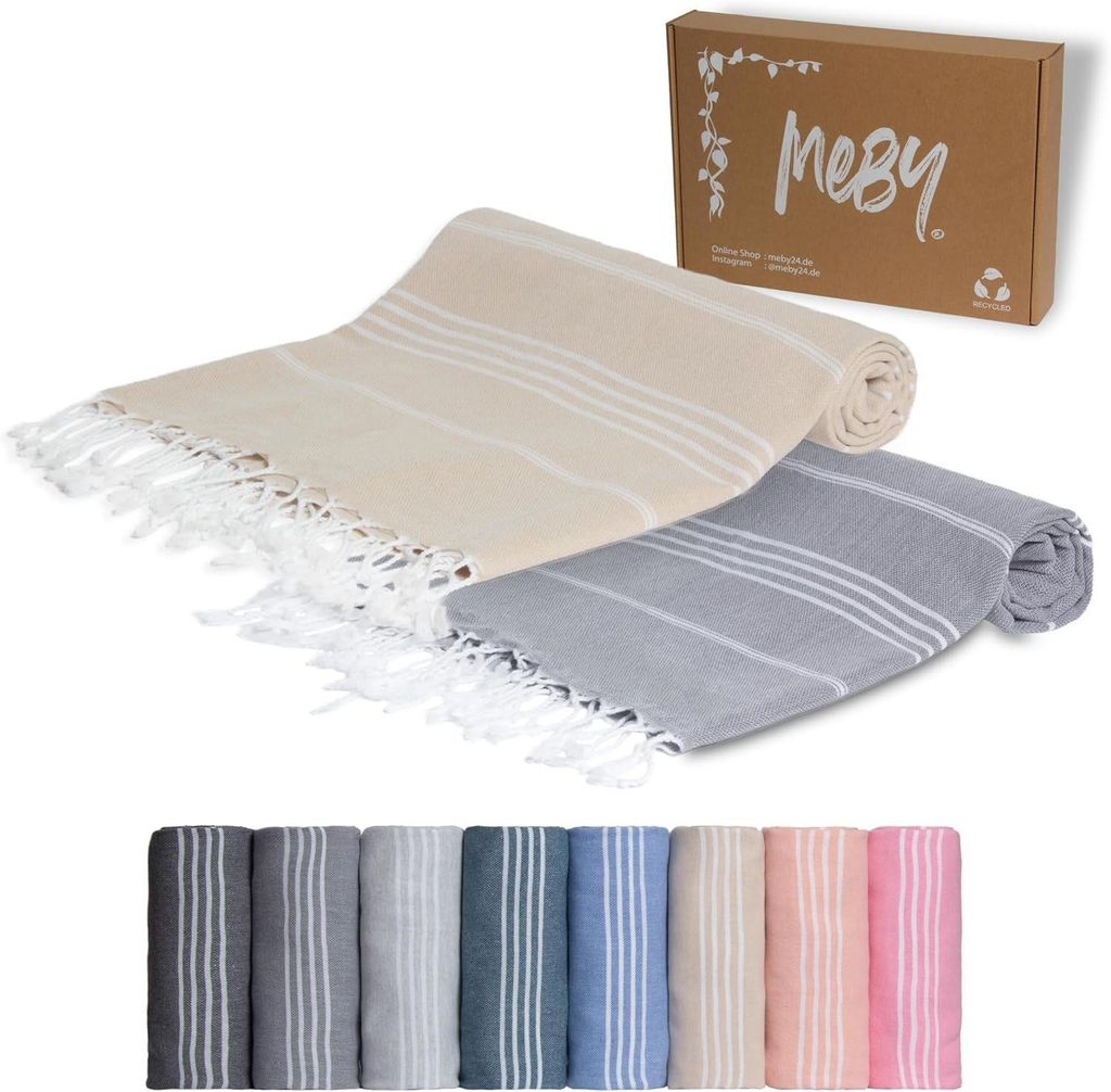 Strandtuch & Saunatuch – Türkisches Hamamtuch 100% Produktbild 