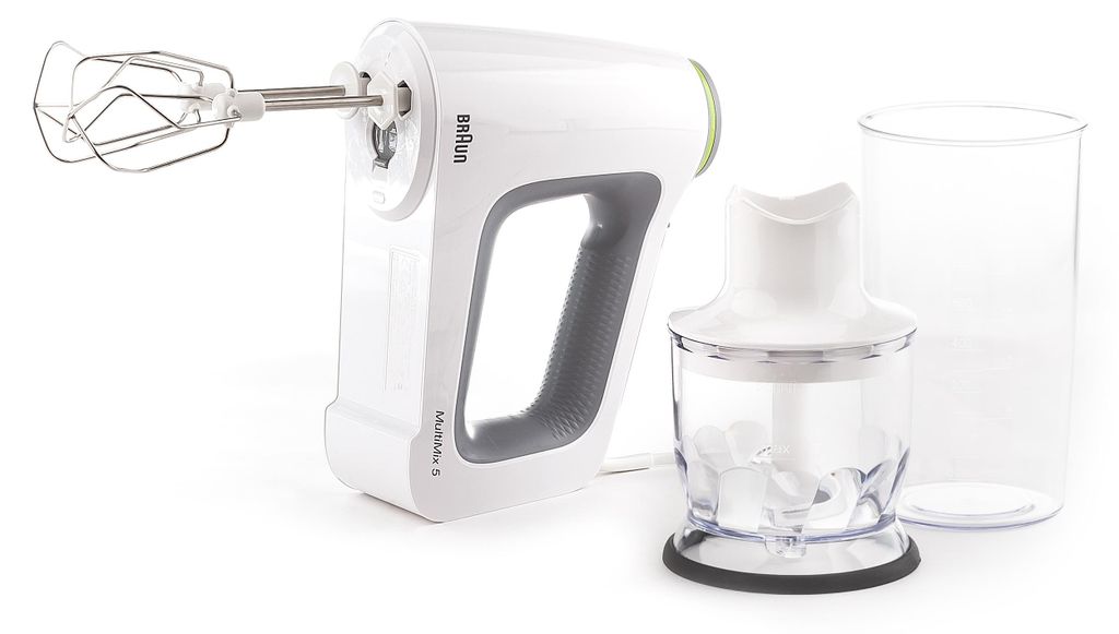 Braun MultiMix 5 HM 5137, Mikser ręczny, Szary, Biały, Bić, Zdjęcie produktu 