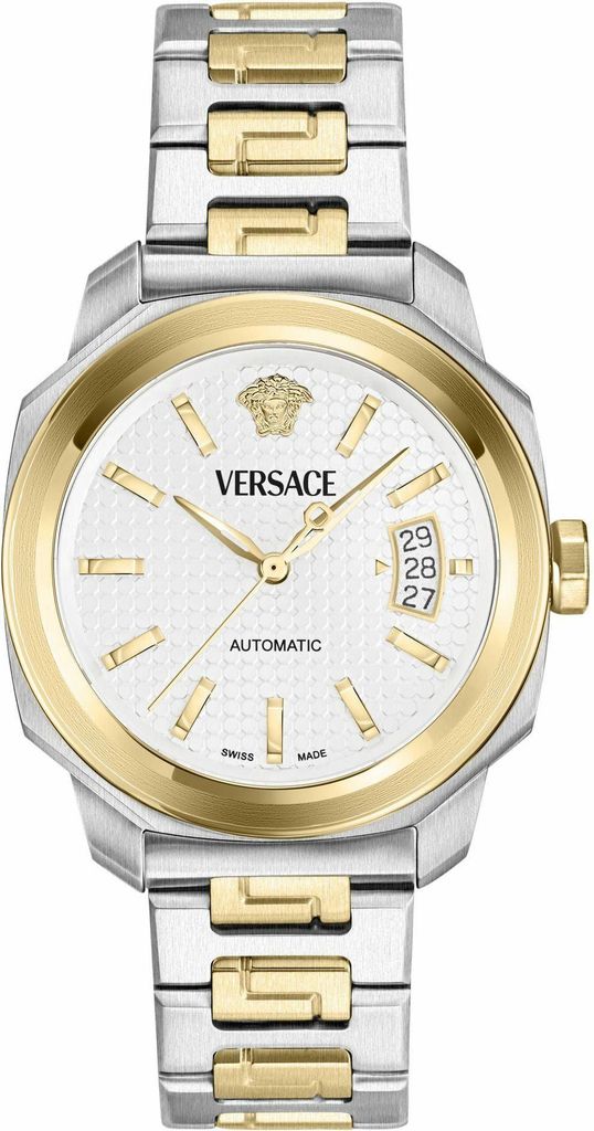 Versace Herren Uhr Armbanduhr Automatik Edelstahl DYLOS VEAG00624