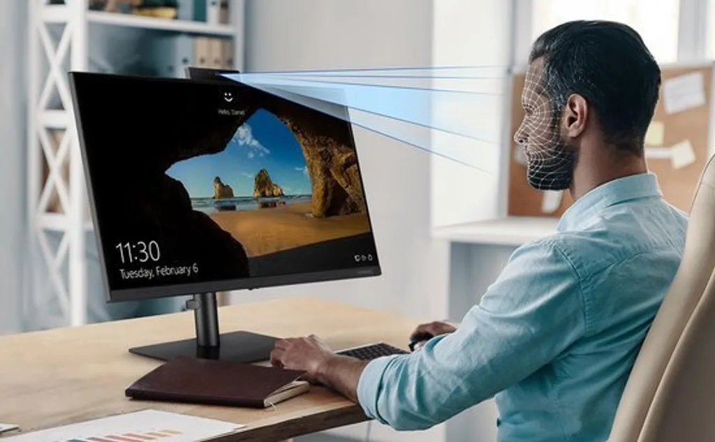 Samsung S24A400VEU Moniteur LED 24" avec webcam intégrée et micro - 25