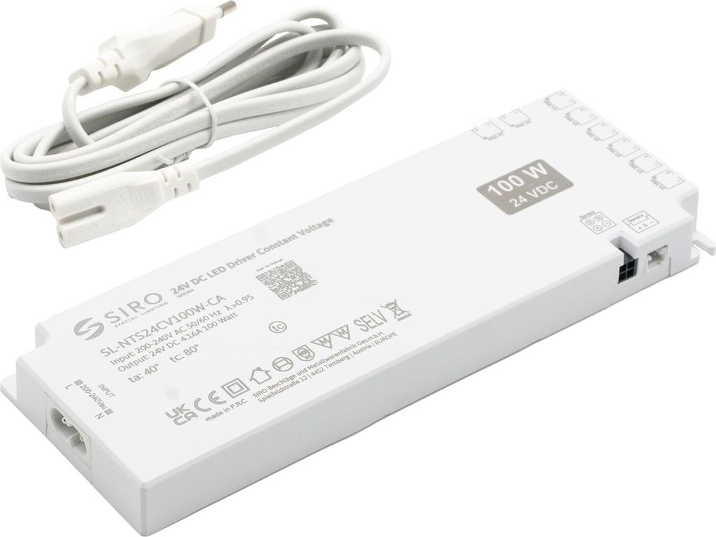 Siro 100 Watt Netzteil IP20 für kabelgebundene Sensoren