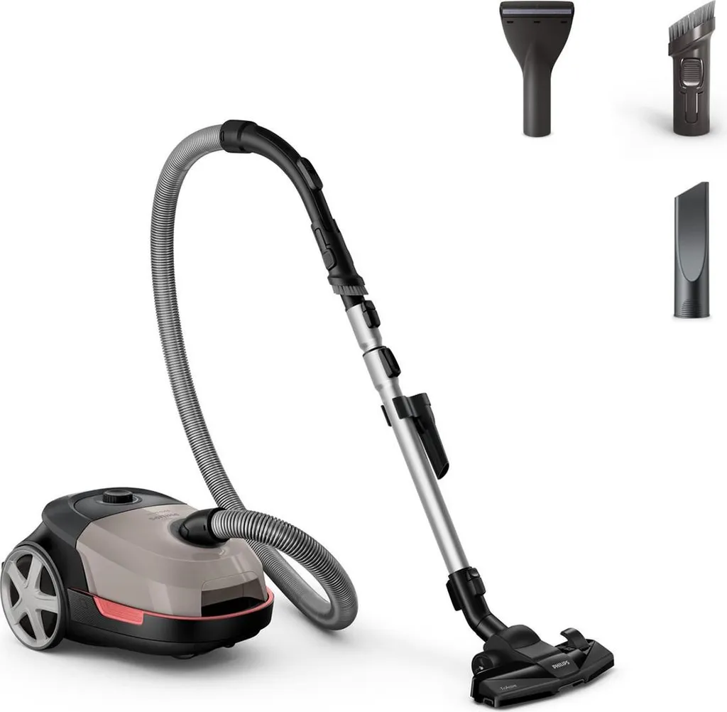 Aspirateur Traîneau Philips XD5122/10 Haute Aspiration avec Sac 4L