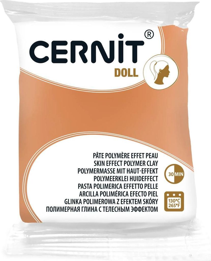 Cernit 6x Cernit DOLL 56 g Beigerosa CE0950056425C