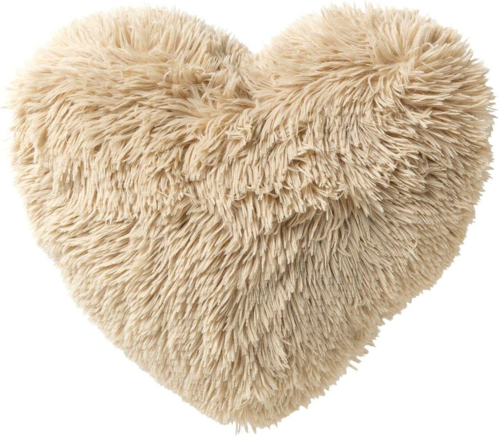 Textino Dekokissen Hart 40x45 cm Beige