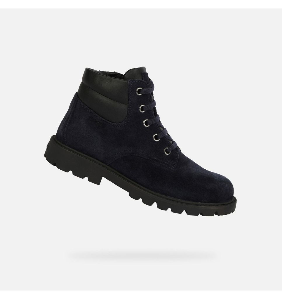 Geox Dunkelblaue Shaylax-Jungenstiefeletten 28