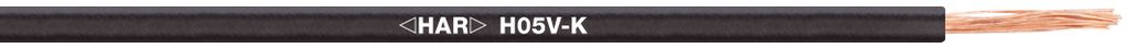 4510011S Litze H05V-K 1 x 0.50 mm² Schwarz 250 m - Kabel - 250 m (4510011S)