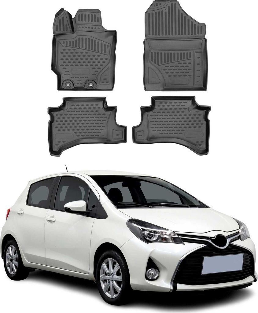 2012-2024 Toyota Yaris Hybrid P13 Podlahové rohože TPE Obrázok produktu 