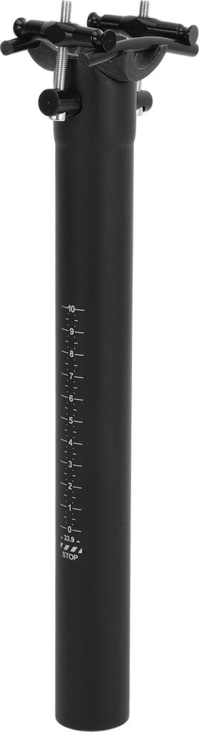 Fahrradsattelstš¹tzen Leichtes 2-Bolzen-Design Fahrradsattelstš¹tze Sattelrohr Mattschwarz 1 Stš¹ck 33,9x300mm Carbonfaser