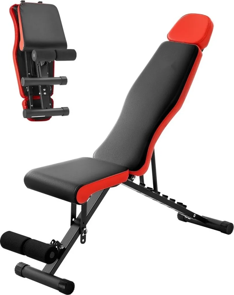 Banc de musculation Sit-Up pliable et réglable pour fitness à domicile