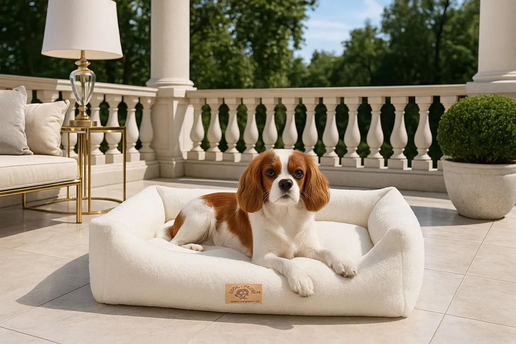 Lit pour chien lavable 95x75 cm sofa moelleux avec bords surélevés - 2