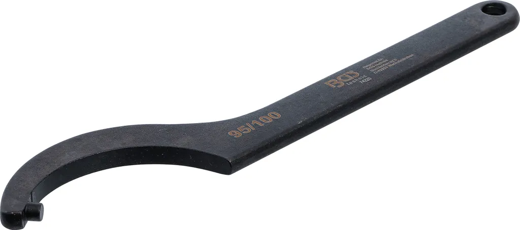 Clé à ergots pour amortisseurs et roulements 95-100 mm tenon fixe