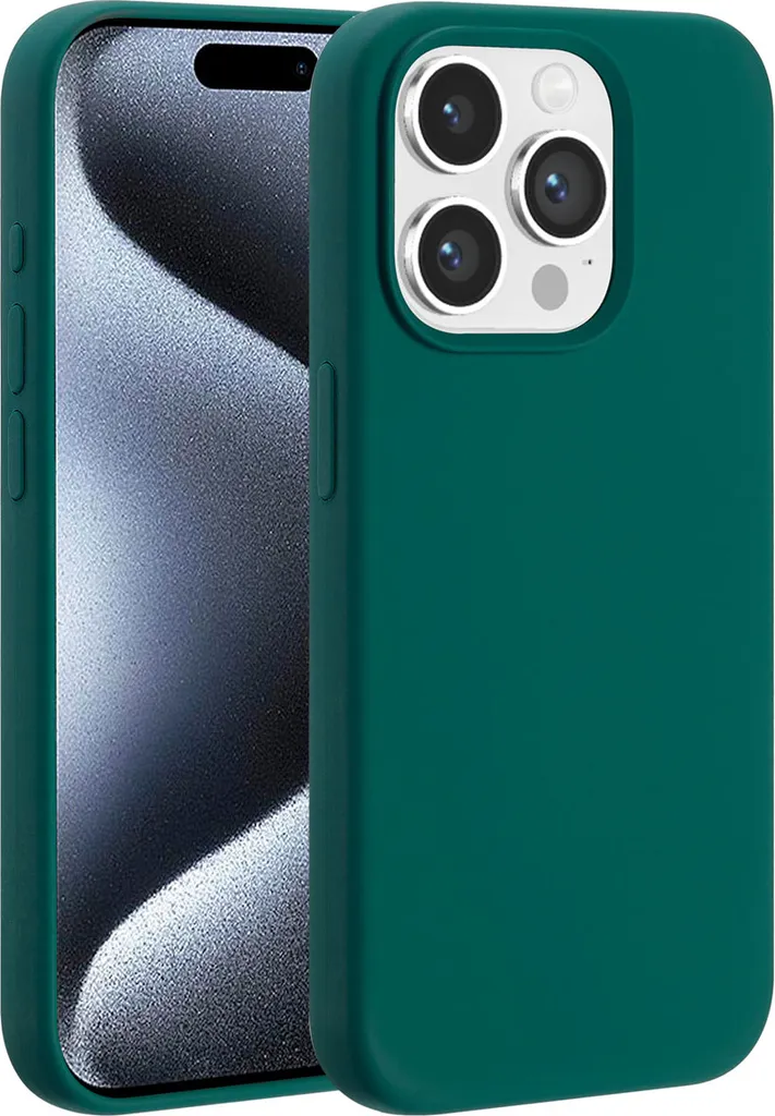 Acquista Custodia MagSafe iPhone 15 Pro Accezz Silicone Verde