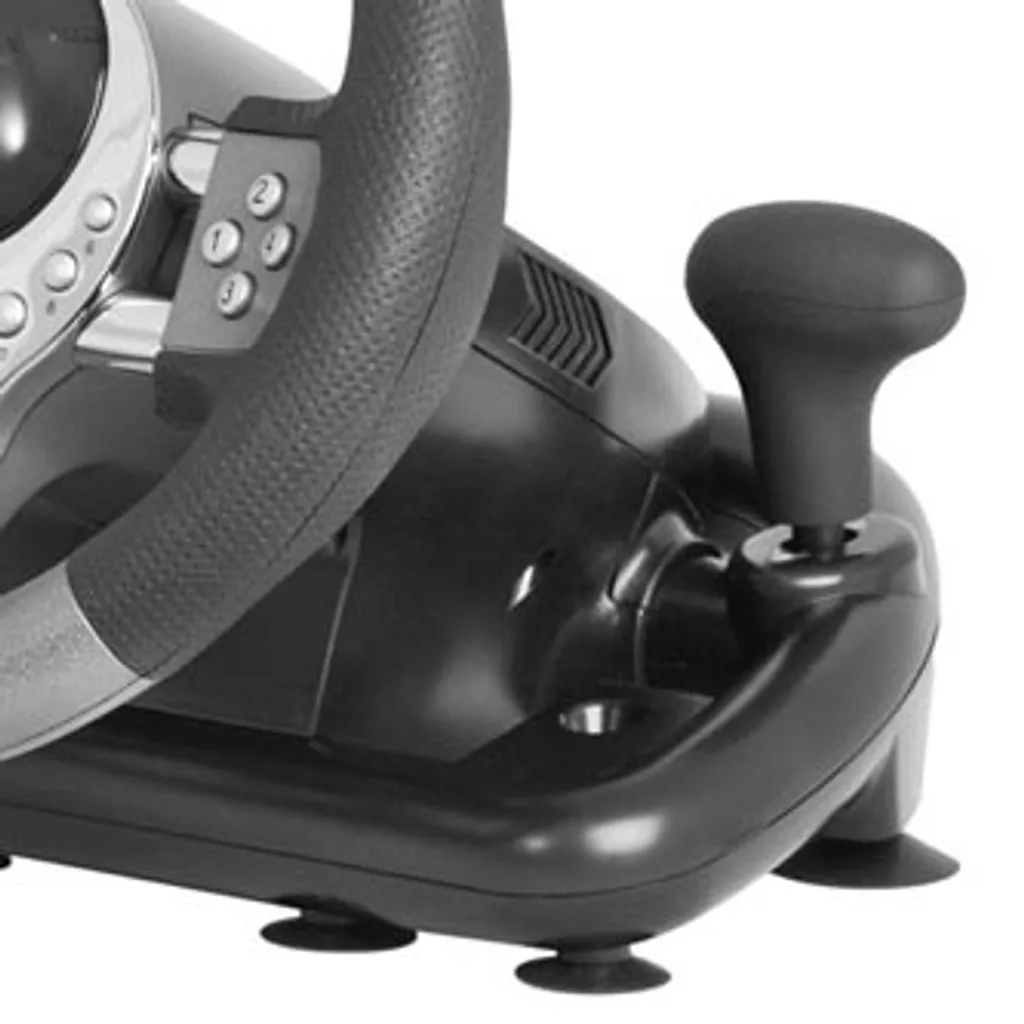 Volant de Course Gaming avec Pédalier Complet Defender pour PC Windows XP