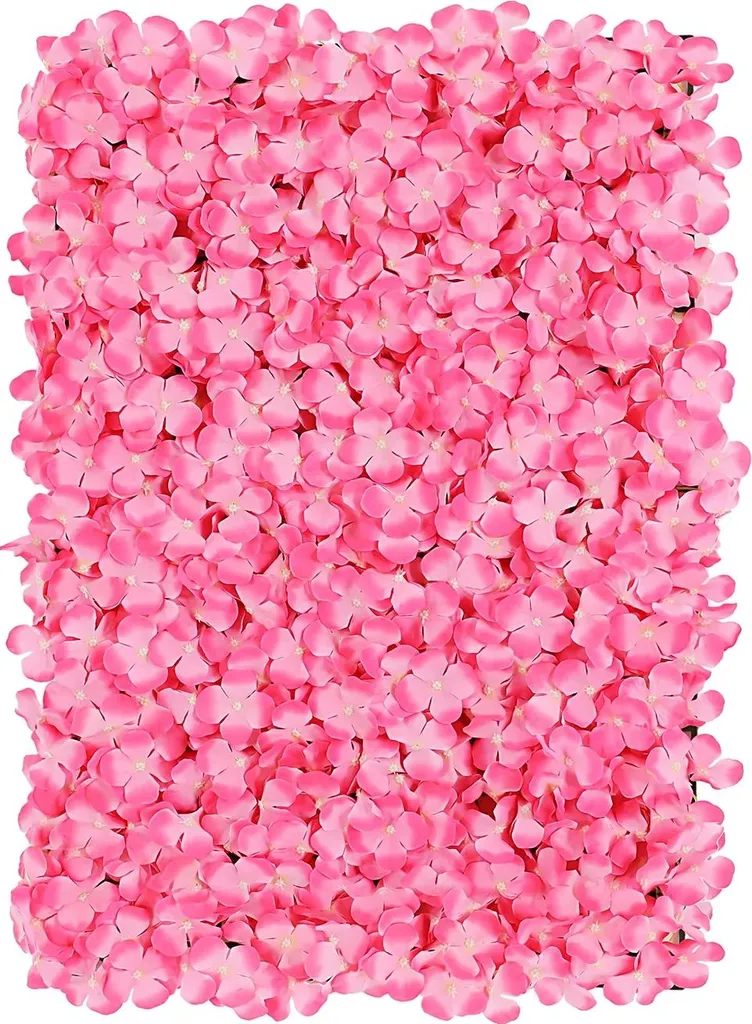 Panneaux muraux fleurs roses pour mariage, anniversaire et fond photo