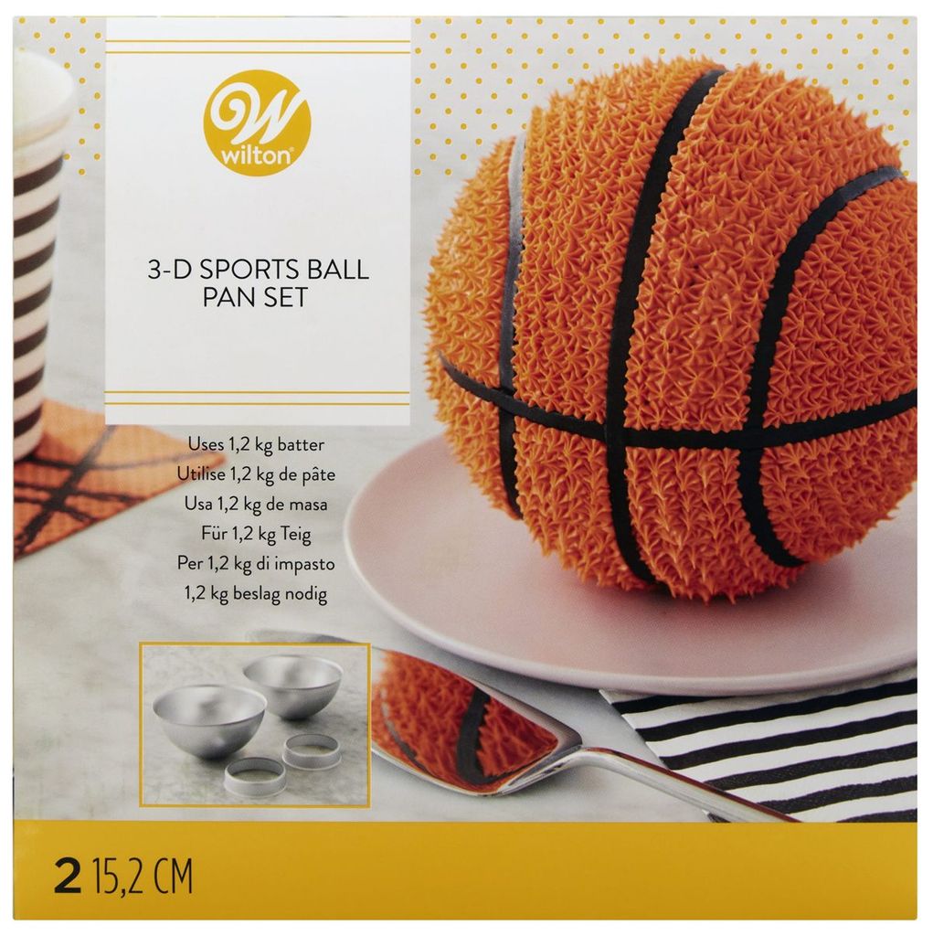 Wilton 3D Sportball Backform Set 4tlg. Kaufland.de