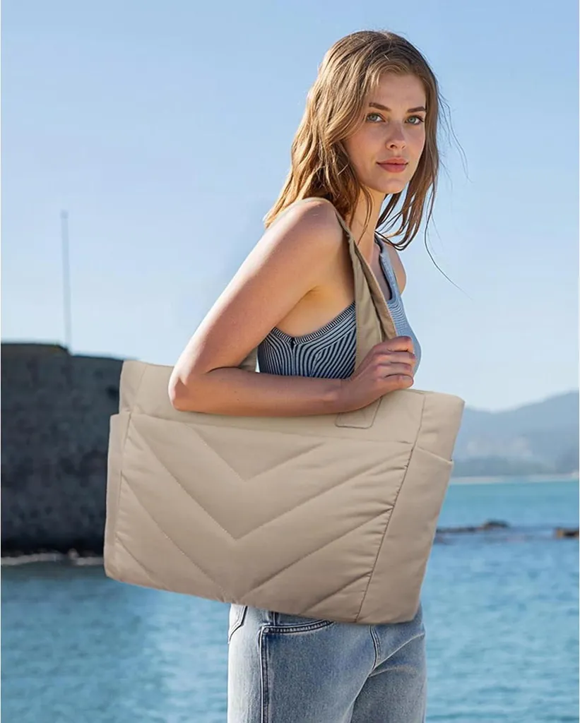 LOVEVOOK Borsa Laptop Donna: Il Must-Have Cachi per il Lavoro 15,6" - 9