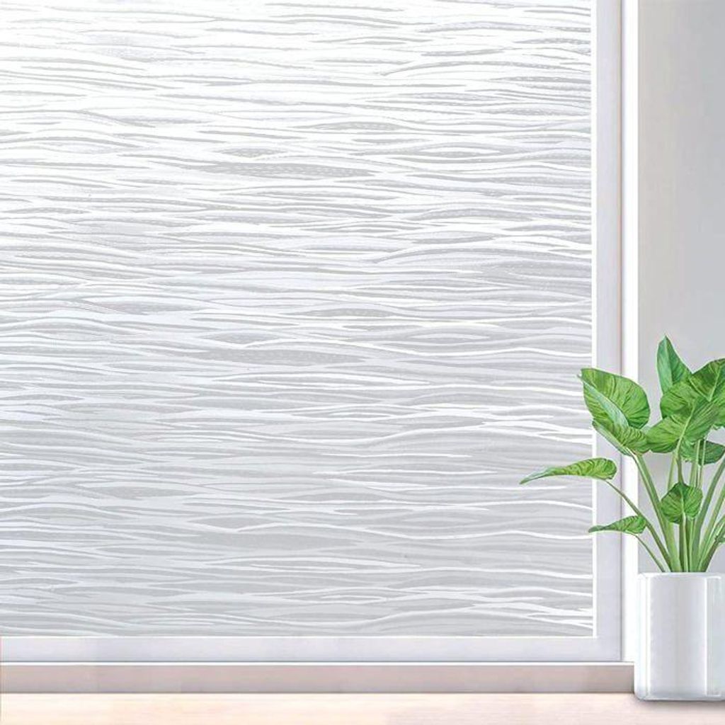 Rabbitgoo Sichtschutzfolie, elektrostatische Fensterfolie 44,5 x 200 cm, bietet guten Sichtschutz für Büro und Zuhause