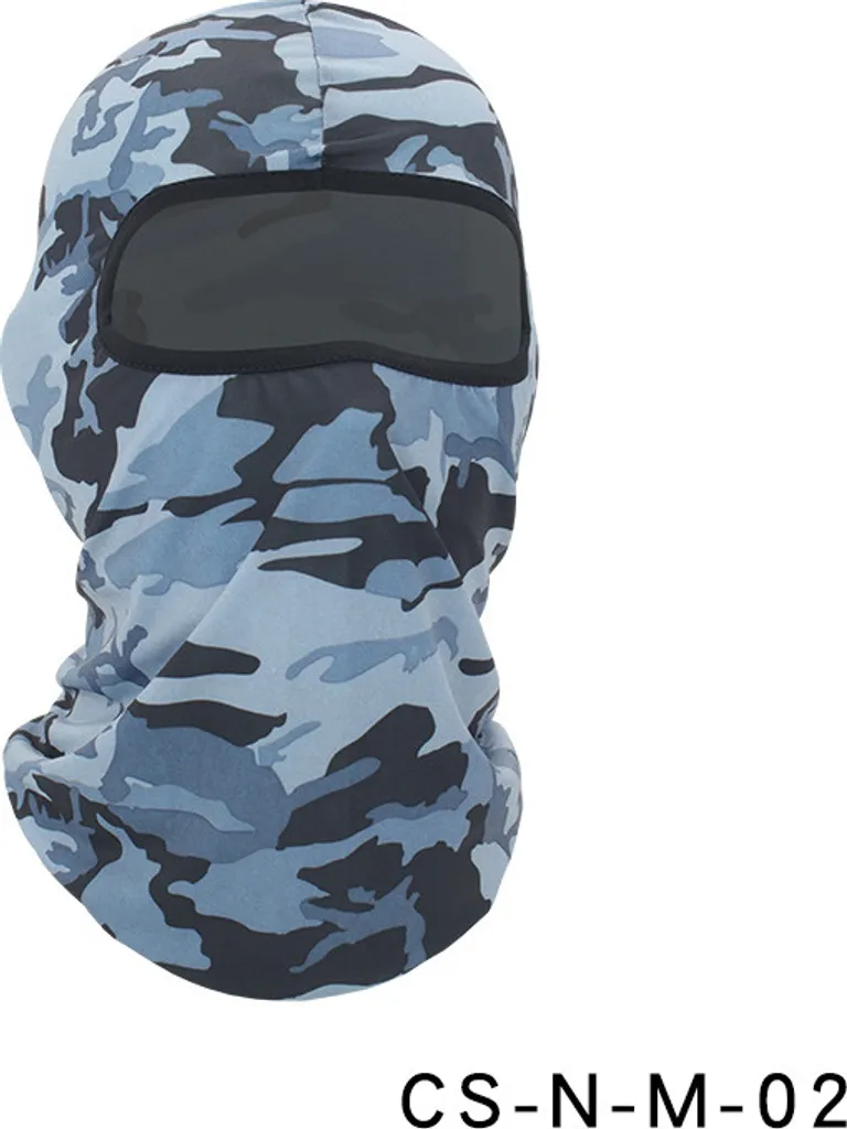 Fascia Multiuso Mimetica Grigio CS-N-M-02 | Maschera Sportiva Tuba