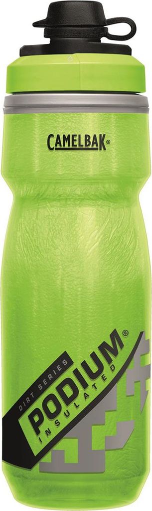 CamelBak Podium Dirt Series Chill, 620 ml, Fahrrad, Sport, Schwarz, Limette, Silber, Polypropylen (PP), Lime, Erwachsener