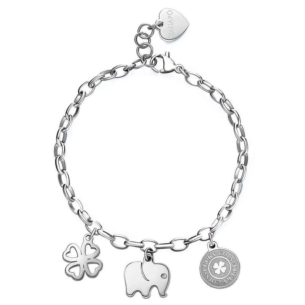 Bracelet Happy SHAR12 en acier : l'accessoire idéal pour vos sorties mode