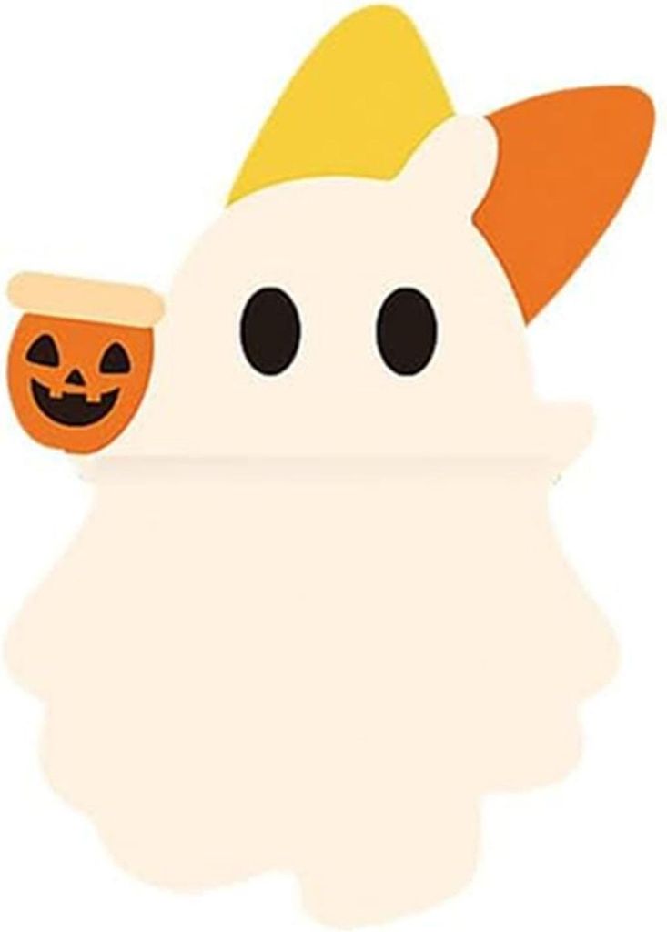 Halloween Ghost Phone Buddy Mini-Telefonfigur, Überraschungsspielzeug, zum Aufkleben, süßer Geister-Telefonaufsatz, selbstklebende Dekoration f...