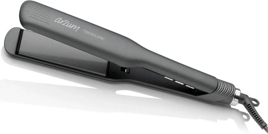 Arzum AR5078 Fer à lisser Lisseur Cheveux Noir pour Coiffage Élégant