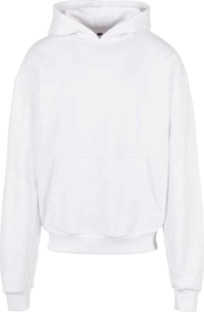 Build Your Brand BY162 | Ultra Heavy Baumwolle Box Herren Hoody - Kapuzenpullover - Farbe: White - Größe: XL