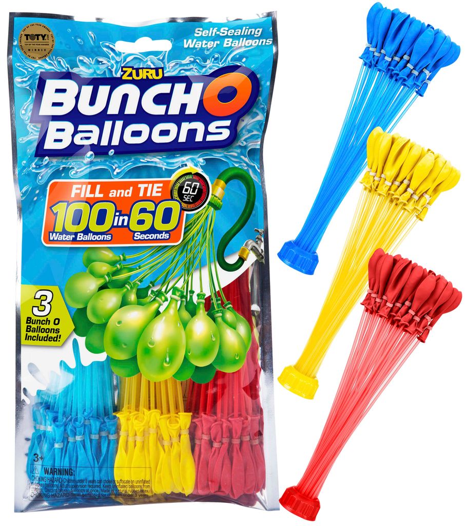 selbstschließende Wasserbomben GIRLS 105 Stück ZURU Bunch O Balloons 