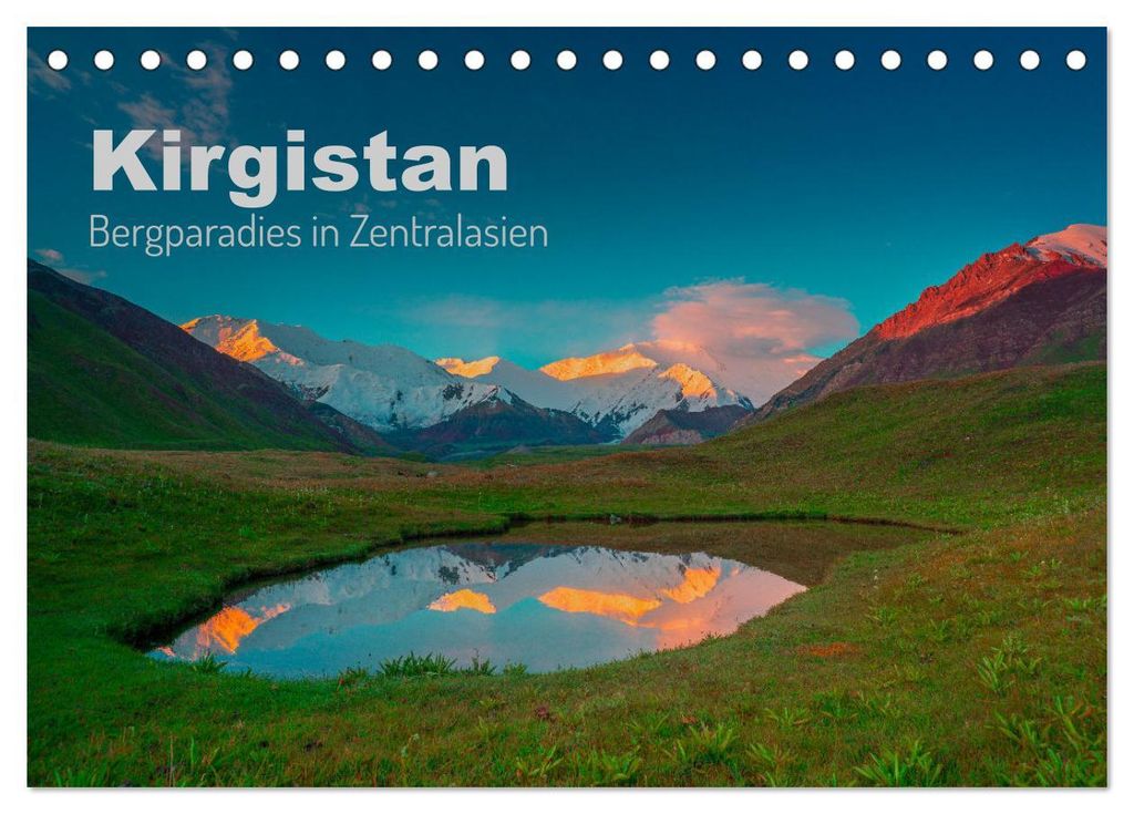 Kirgistan Bergparadies in Zentralasien (Tischkalender 2027 DIN A5 quer), CALVENDO Monatskalender