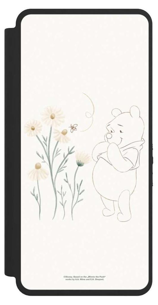 NIVOCASE Klapphülle für Samsung Galaxy S26 Ultra Handyhülle aus Kunst Leder NIVOflip schwarz Biene Disney Winnie Puuh